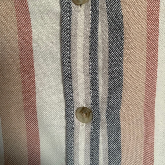 AE Striped Button Up Flannel - Picture 3 of 3